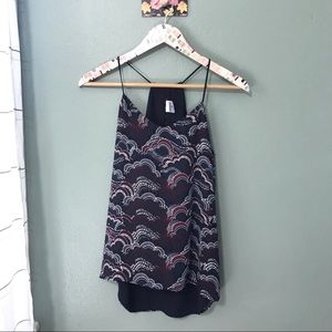 Express Navy Blue Tank Top Size XS/ TP